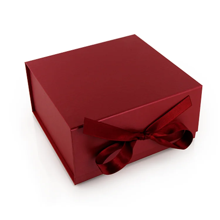 Custom Made Red New design Paper Gift Box With Good Service