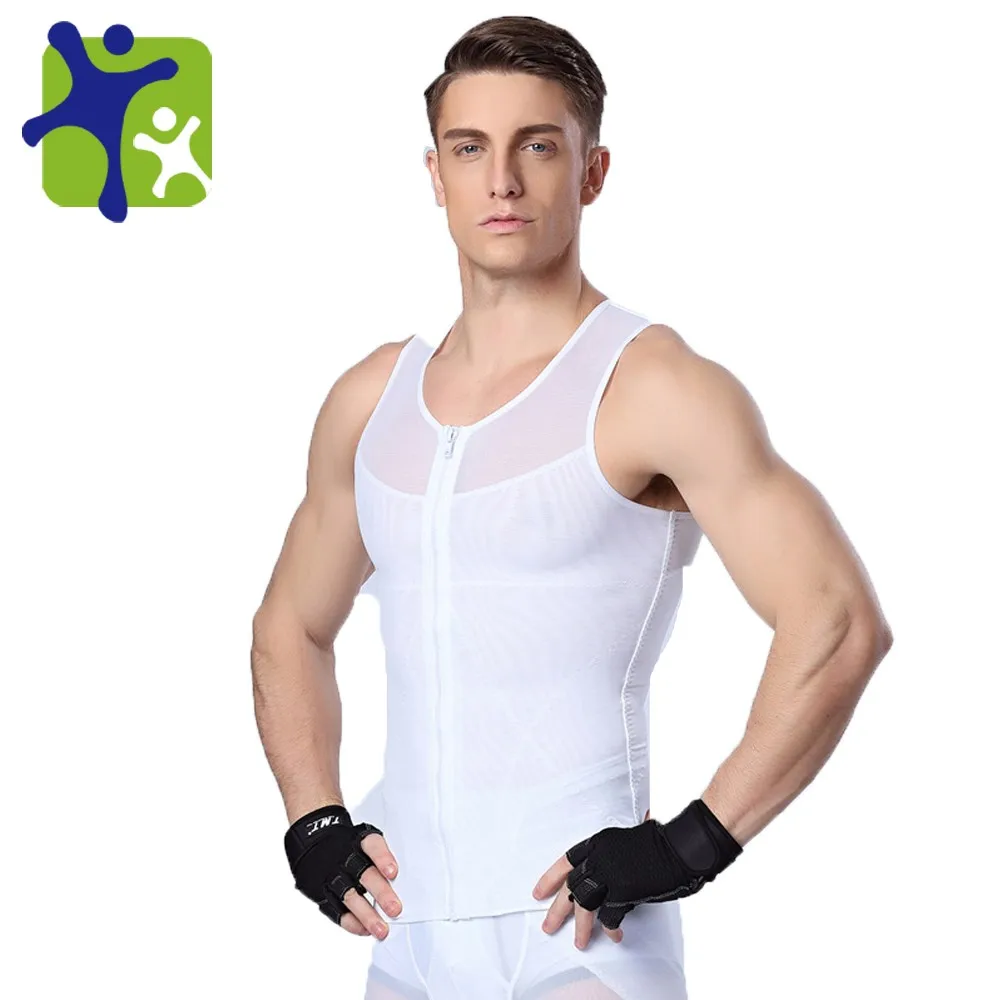 Male slimming sport vest ,Men Body Shaper with zipper vest, breathable quick dry vest for man NY044, White;black
Male slimming sport vest ,Men Body Shaper with zipper vest, breathable quick dry vest for man NY044, White;black