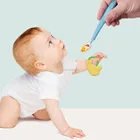 Baby Cereal Spoon Travel Baby Silicone Spoon For Beginners