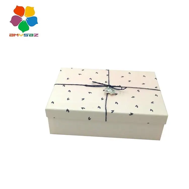 custom special bow tie packaging gift box with lid cardboard