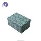 Floral printed folding cardboard paper storage packaging DVD box