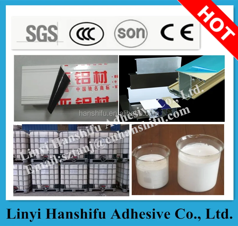 Water-based protective film glue for aluminium sheet for appliance