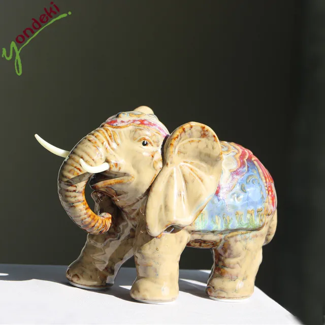 exquisite craft gifts modern simple ceramic ornament elephant