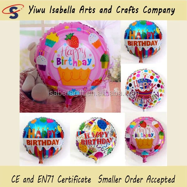 balloon, mylar helium party decoration 18inch foil inflatable