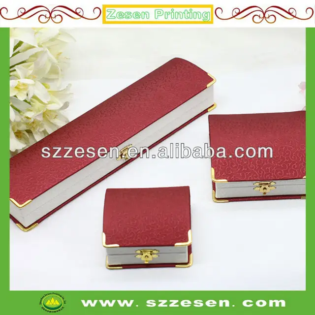 wholesale classical leather pendant box / jewelry boxes / gift