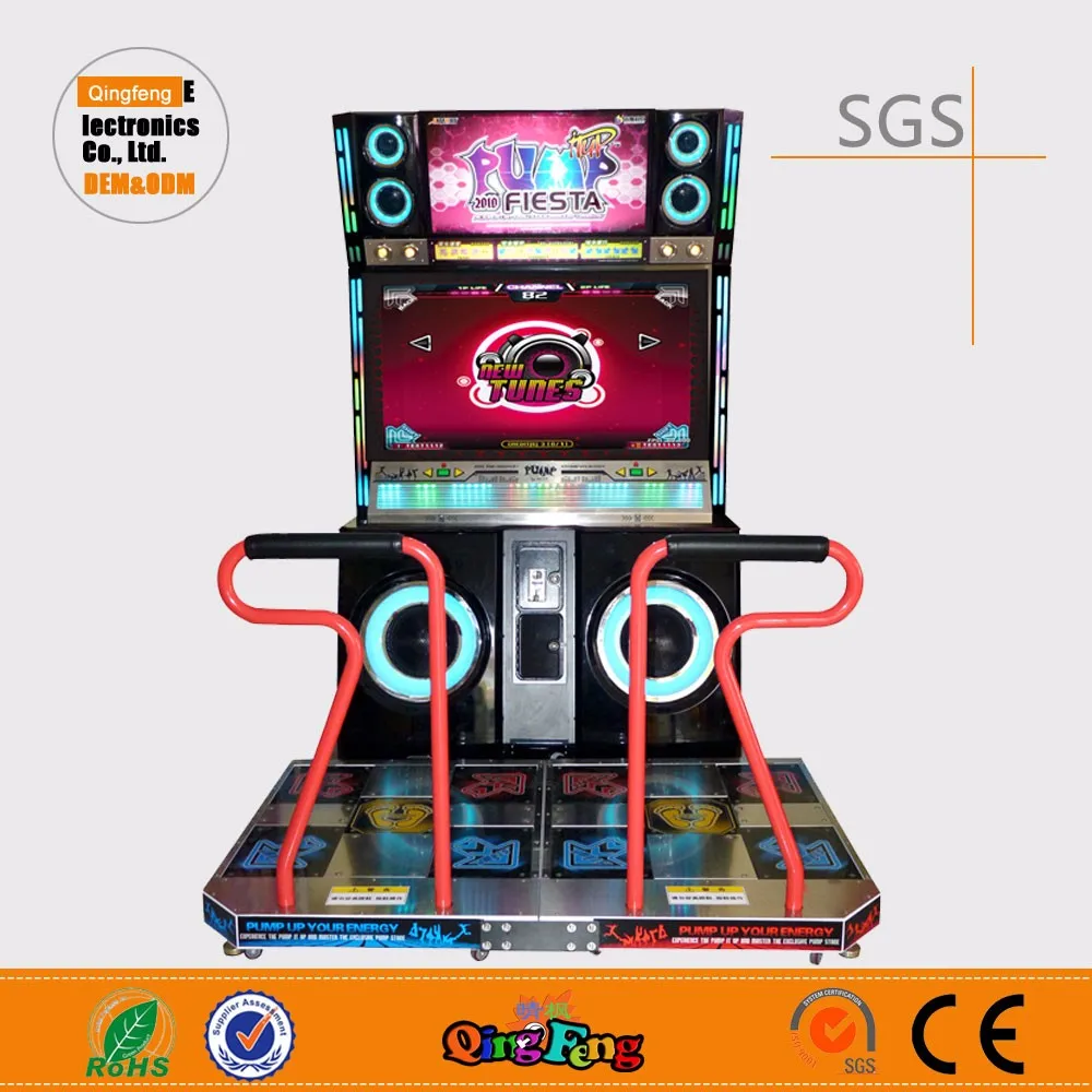 Qingfeng  amusement dancing game machine pump it up dance machine