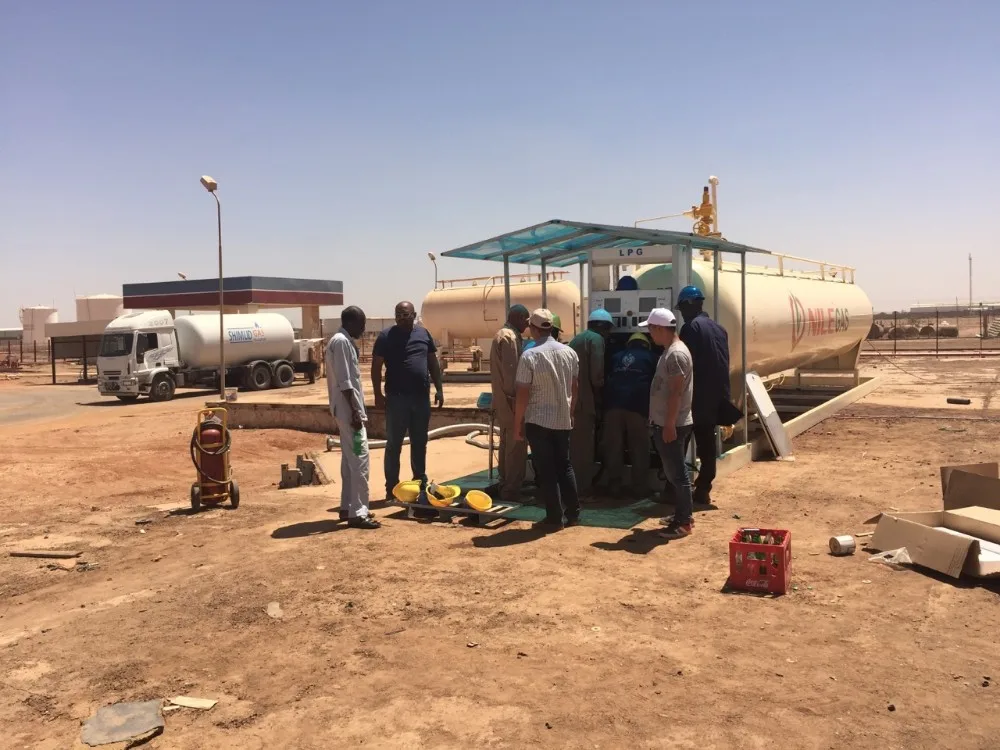 mobile lpg filling station