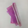 RG 18 micron red translucent dichroic iridescent glass film changes color