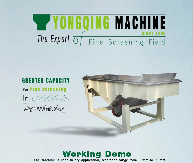 High frequency China sand linear vibrating screen