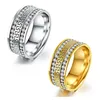 Marlary Stainless Steel Jewelry Wedding Rings His And Hers Italian Stylish Gold Finger Rings
