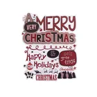 Christmas custom postcards greeting card for craft wooden gift