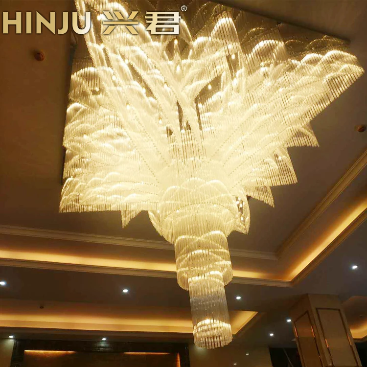 Large crystal hanging european chandelier ceiling lamp led light ceiling light