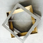 Decorative mirror frame with brass finishing and stainless steel photo frame fabrication