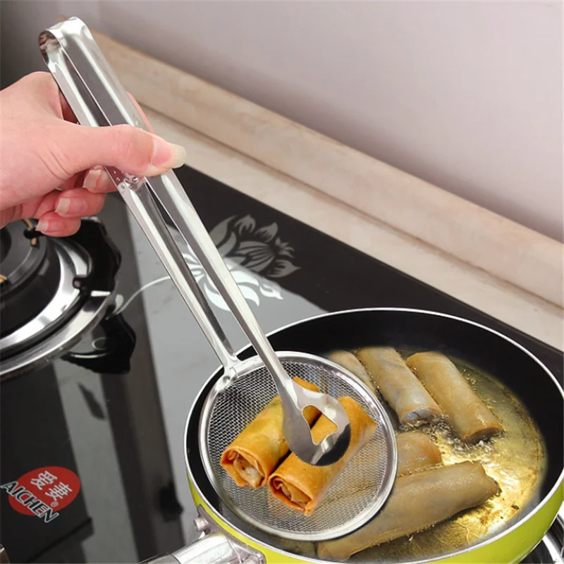 Kitchen Accessories Stainless Steel Fried Food Fishing Oil Scoop and Raise The Lid Overflow Device Stent for Kitchen Tools Home
Kitchen Accessories Stainless Steel Fried Food Fishing Oil Scoop and Raise The Lid Overflow Device Stent for Kitchen Tools Home