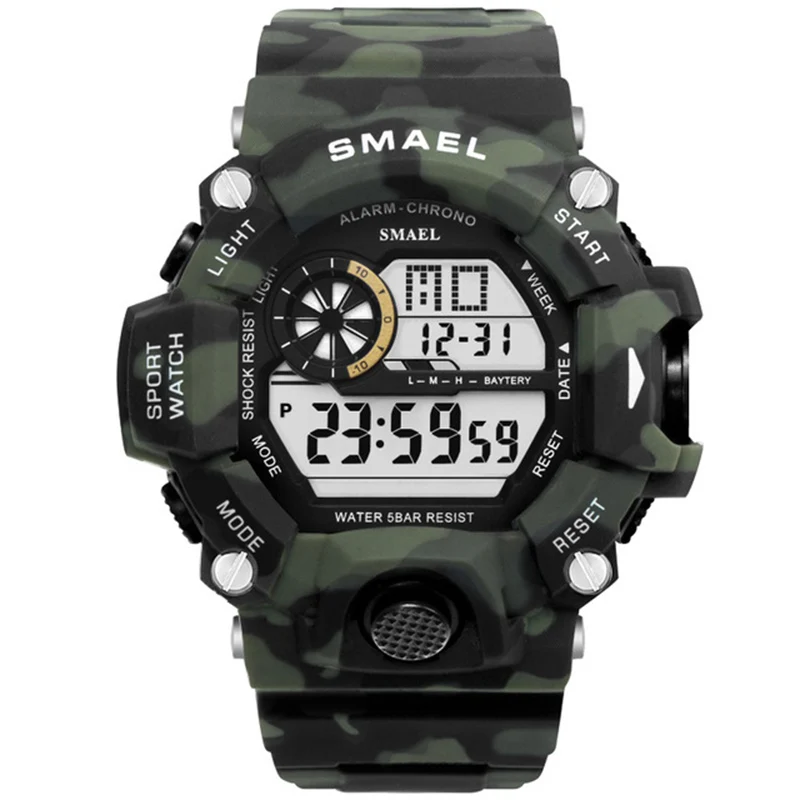 Top SMAEL1385 Watches Men Military Army Mens Watch Reloj Electronic Led Sport Wristwatch Digital Male Clock Sport Watch For Men
Top SMAEL1385 Watches Men Military Army Mens Watch Reloj Electronic Led Sport Wristwatch Digital Male Clock Sport Watch For Men