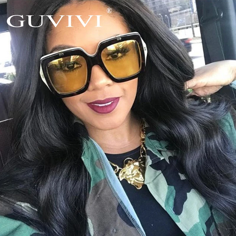 GUVIVI Low price uv400 sunglasses mirrored Sunglasses square oversized double lens Custom sunglasses
GUVIVI Low price uv400 sunglasses mirrored Sunglasses square oversized double lens Custom sunglasses