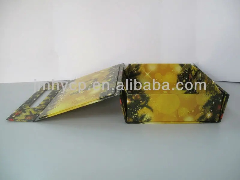 description    box packaging   name: upscale paper folding gift