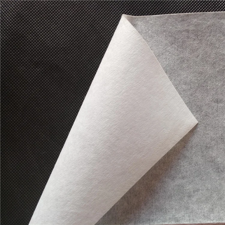 

China Manufacturer Recycled Material Plain Non Woven chemical bonded impregnated Non-wovens Fabric embroidery paper
