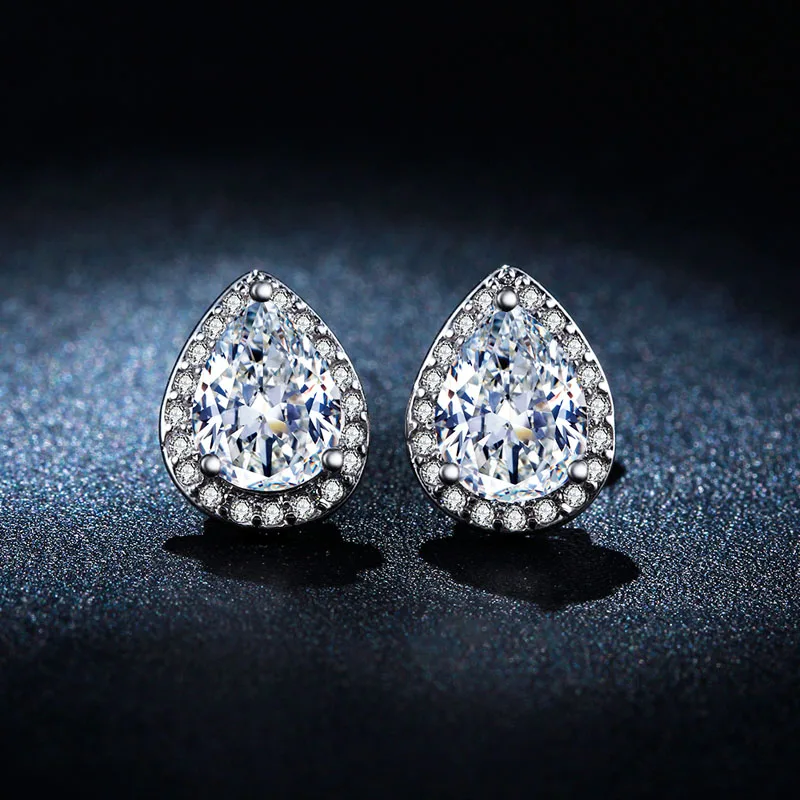 fashion white zircon water drop Stud Earrings for Women free shipping Hainon wholesale, Picture
fashion white zircon water drop Stud Earrings for Women free shipping Hainon wholesale, Picture