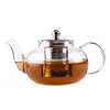 600ml 800ml 1000ml Glass Teapot With Stainless lid And infuser