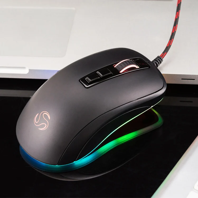 Cheap RGB Wired 7 Buttons Ergonomic Optical Gaming Mouse G800RGB