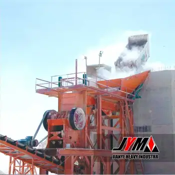 Stone crushing plant for house building