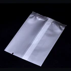 Custom Matt Frost Plastic Food Packaging Back Side Seal Bag For Nuts , Fruits, Tea , Coffee