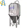 100HL Cooling jacketed conical fermenting beer fermentation tanks