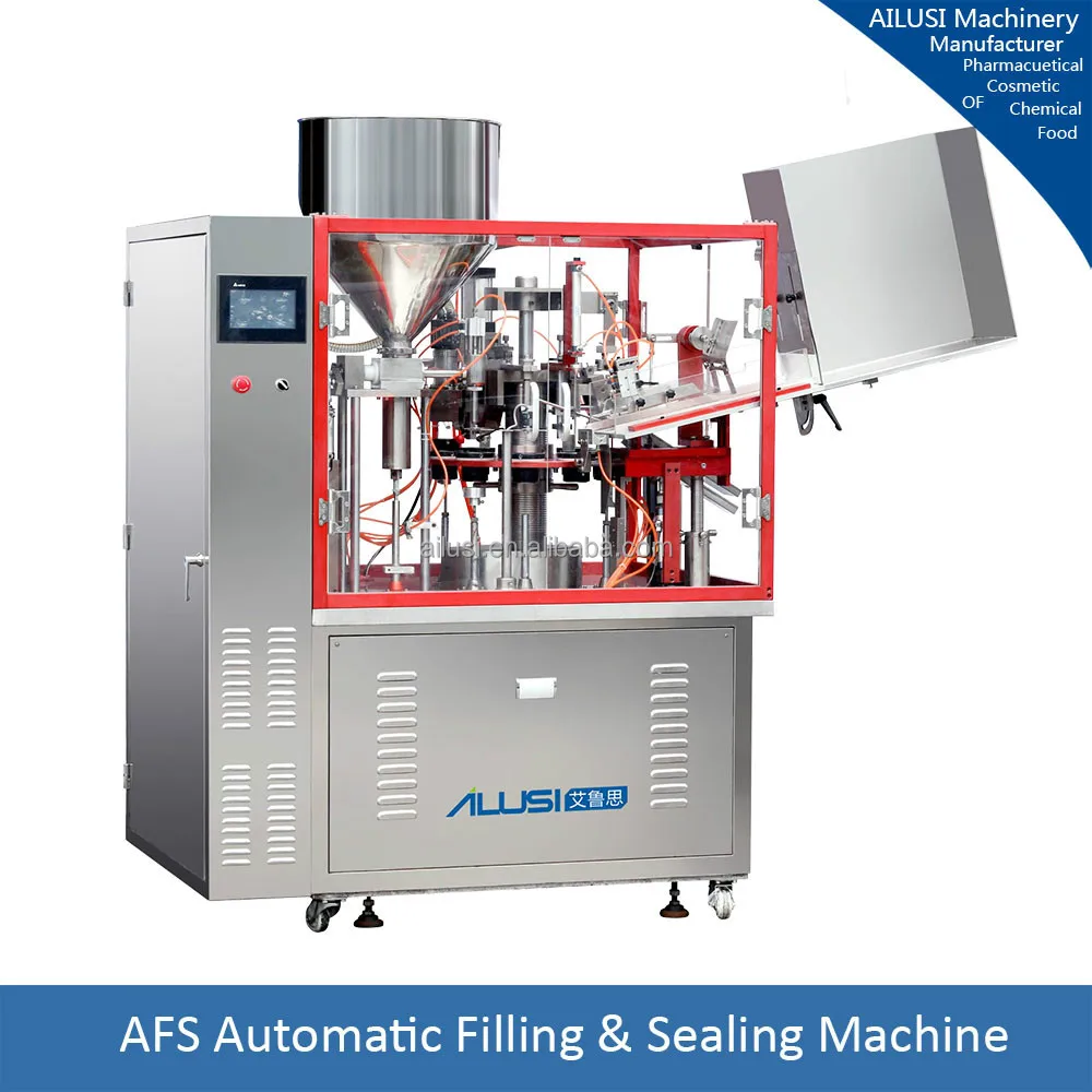 automatic inner heating plastic tube filling and sealing machine