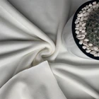 100% polyester plush white throw blanket fabric for dog bed use