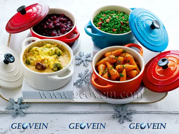 Elegant Cast Iron Mini Cocotte