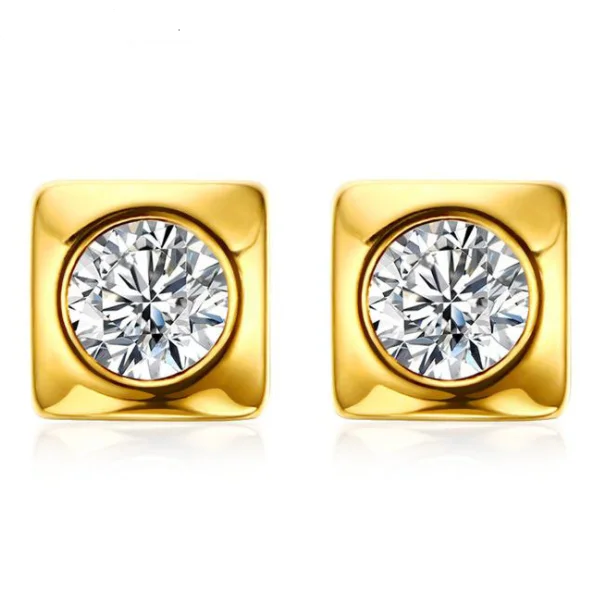 2019 High Polished New Trendy Fashion 6mm Stainless Steel Gold Plated Zircon Crystal Earrings Stud Women Jewelry Ladies Earings, Ip gold plated
2019 High Polished New Trendy Fashion 6mm Stainless Steel Gold Plated Zircon Crystal Earrings Stud Women Jewelry Ladies Earings, Ip gold plated