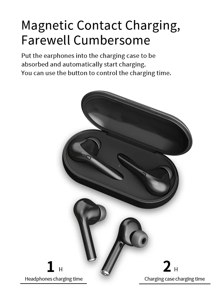 Good sound quality Myinnov m6s tws wireless earphones in ear wireless headphones tws earbuds with charging case - ANKUX.COM
