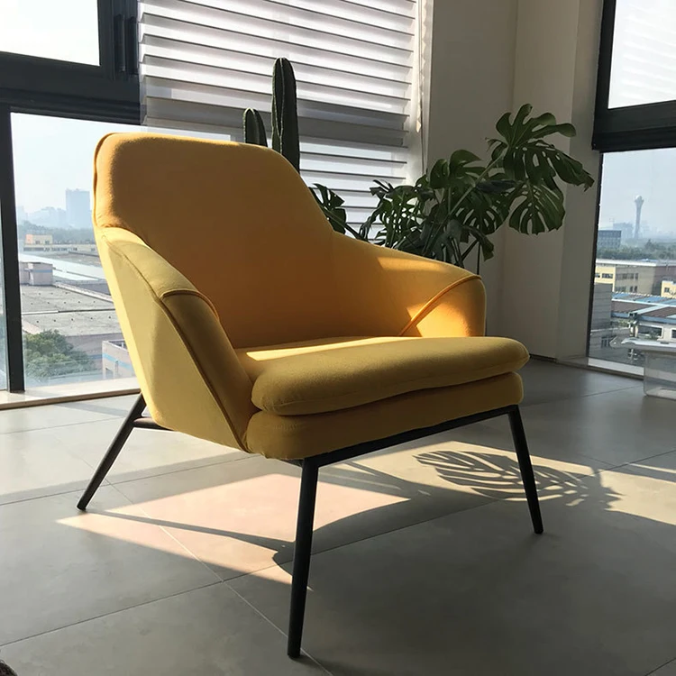 Cheap custom home living room furniture easy lazy relax nordic lounge tub hug armchair