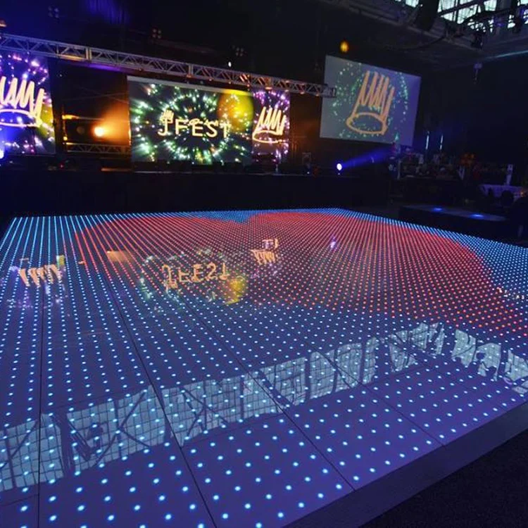 Rgb Led Pixel Dance Floor Lights Easy Glueless Led Dance Floor
