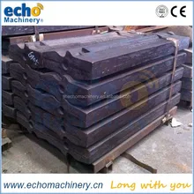 martensitic steel impactor crusher parts Hartl 1060 blow bars for cement plant