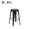 Wholesale stackable outdoor retro replica bar pub cast iron steel stool