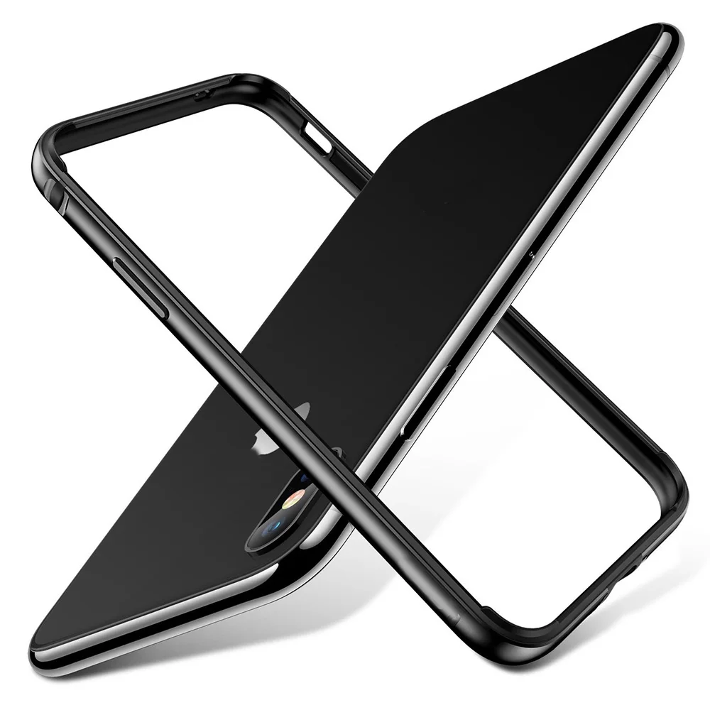 Soft Inner Frame Metal Bumper Case for iPhone X / Xs / Xr / Xs Max, Matte black, silver, red, gold, jet black
Soft Inner Frame Metal Bumper Case for iPhone X / Xs / Xr / Xs Max, Matte black, silver, red, gold, jet black