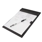 Board Clip Write A Clip Board A5 Commercial Leather Clipboard Writing Board With Magnet Clip Pen Slot