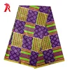 2018Veritable Real Wax Fabric Fashional 100% Cotton Quality 6 Yards Ghana Kente