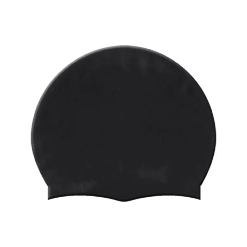 black swim cap