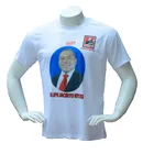 Election campaign t shirts for president printing logo t-shirts campaign election gift made in China