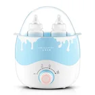 Multi Function Knob Control Fast Heating Thermostat Double Baby Milk Bottle Warmer with Food Warm and Sterilize