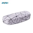 custom logo luxury hard pu foldable optical glasses leather case box for spectacles
