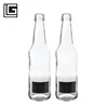Snap cap standard size 330 ml clean glass beer bottle with crown cap
