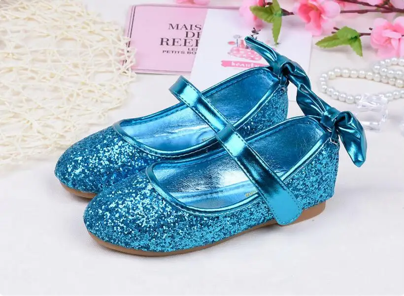 Girls Sequins leather sandals-20