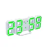 2017 Newest 3D LED Modern Digital Alarm Wall Clock