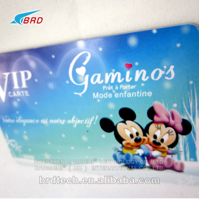cmyk color pvc plastic beauty member loyalty card