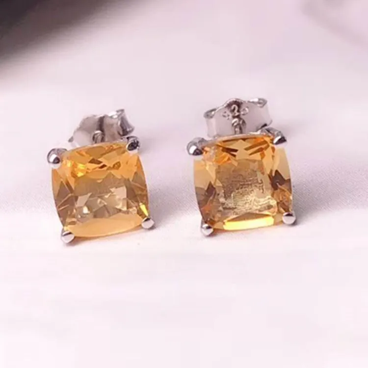 new design delicate simple gemstone jewelry 925 sliver 18k gold plated 6mm natural citrine stud earring for women
new design delicate simple gemstone jewelry 925 sliver 18k gold plated 6mm natural citrine stud earring for women