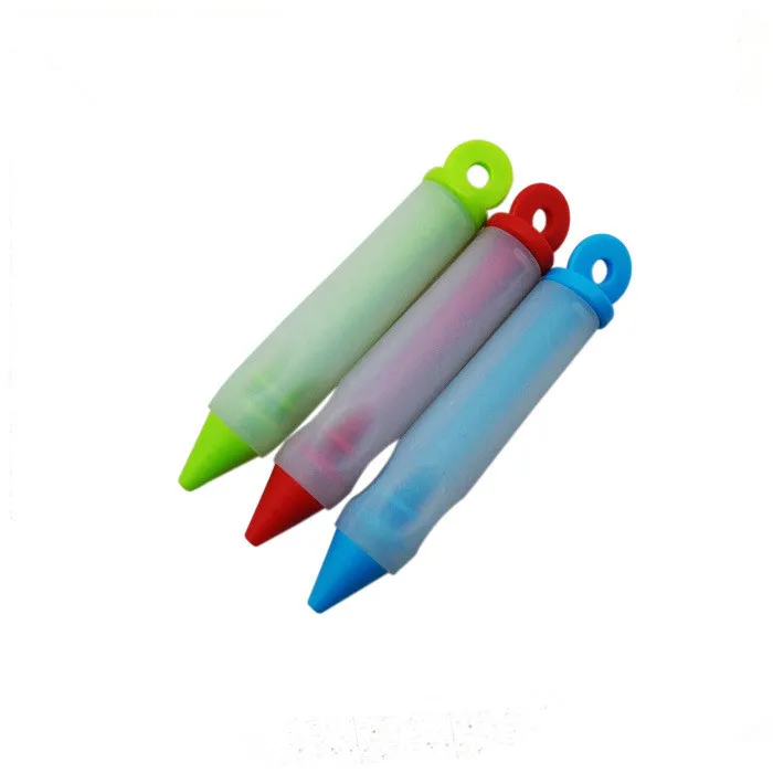 Food Grade Silicone Writing Pen for Chocolate Cake Pastry Dessert Decorating, Blue;pink;red;green
Food Grade Silicone Writing Pen for Chocolate Cake Pastry Dessert Decorating, Blue;pink;red;green